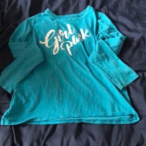 Turquoise kids long sleeve